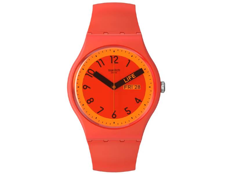 SWATCH PROUDLY RED SO29R705